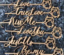 Laser Cut Roses