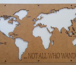Not all who wander are lost sign