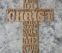 Philippians 4.13 Cross Sign