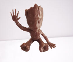 Waving baby Groot
