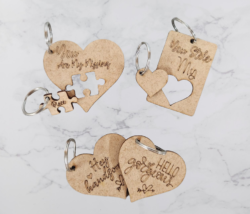 Valentine's day keyrings